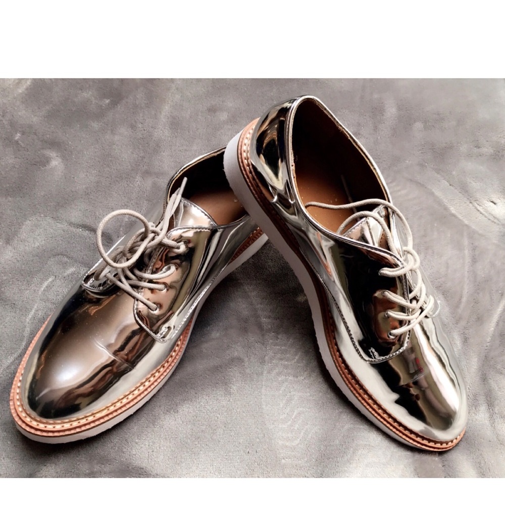 Silver oxfords